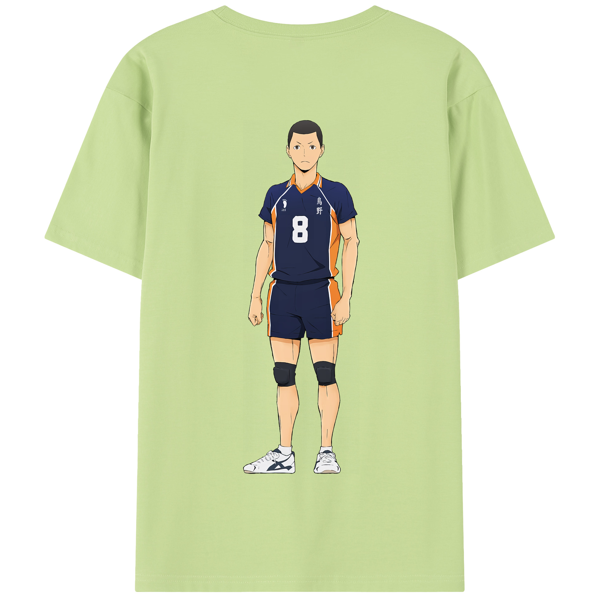 （画像用） ハイキュー!! Haikyu!! 綿100％半袖Tシャツ（背面プリント）